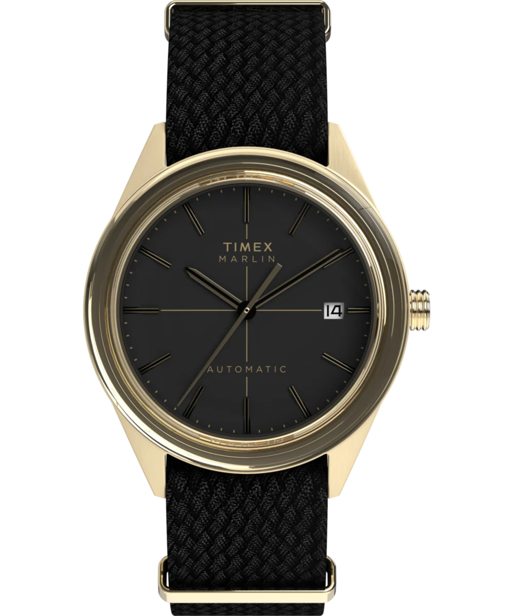 Marlin® Jet Automatic 38mm Fabric Strap Watch