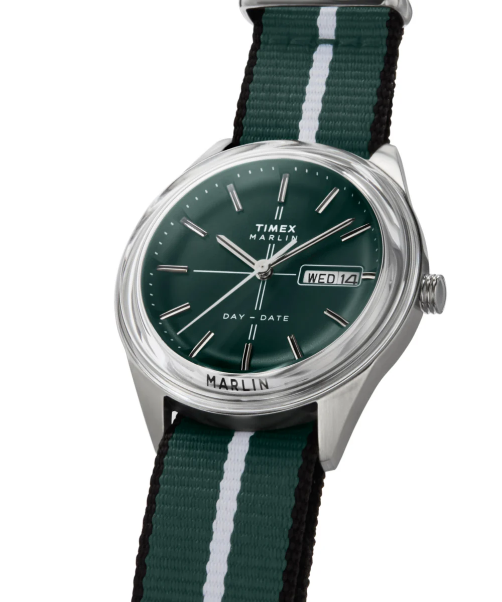 Marlin® Jet Quartz 38mm Fabric Strap Watch - Image 6