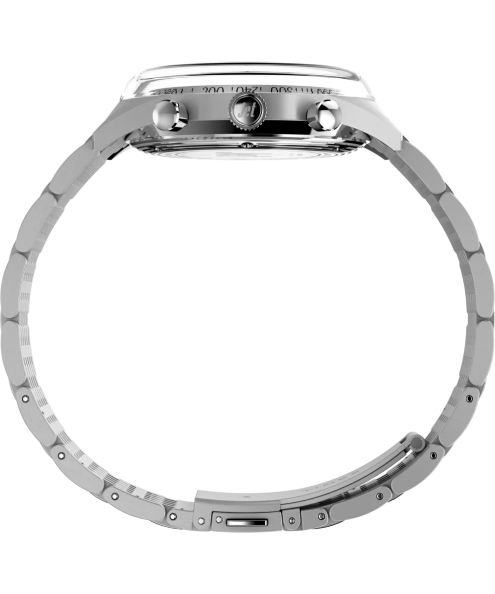 Marlin® Jet Quartz Chronograph 40mm Stainless Steel Bracelet Watch - Image 3