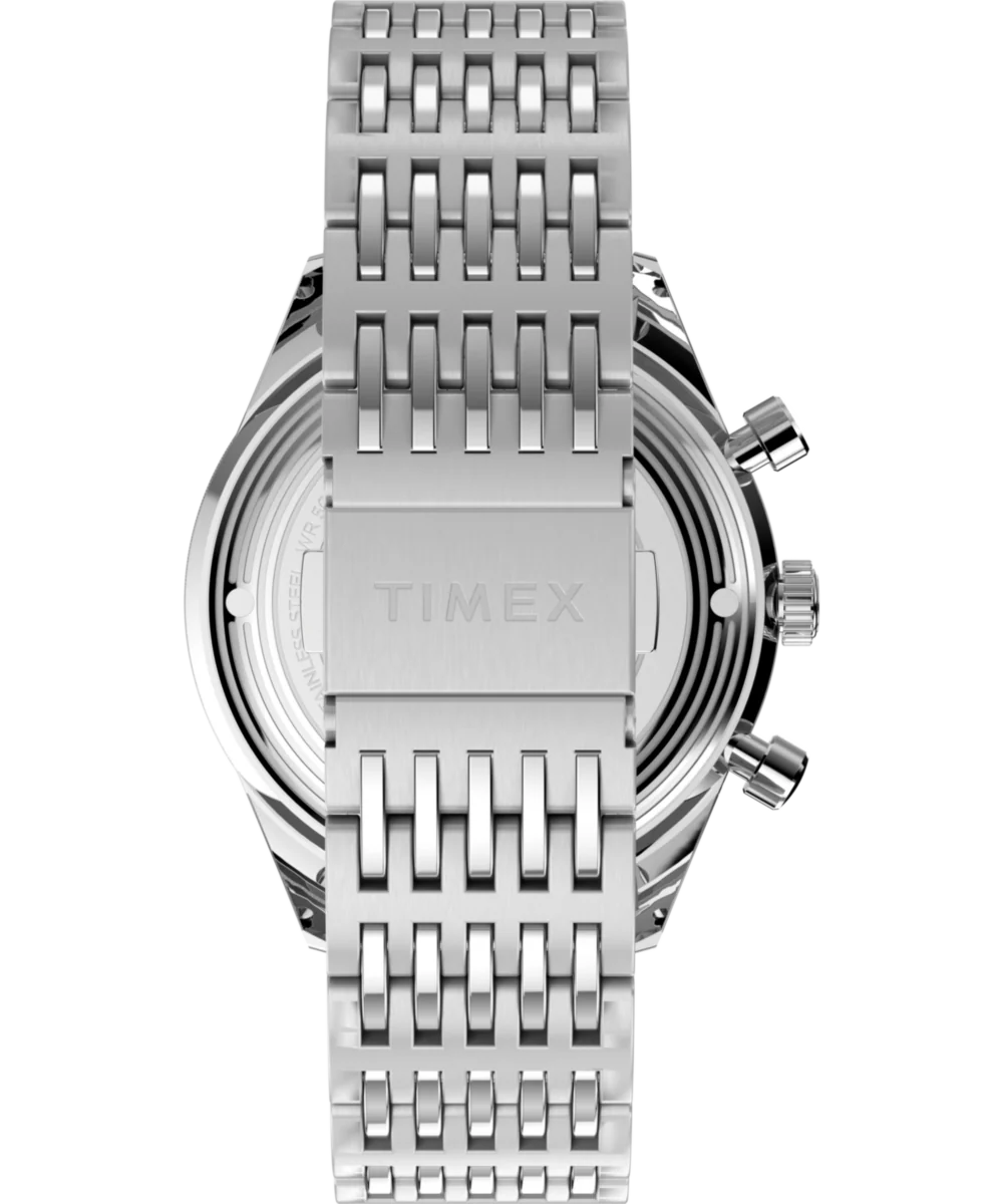 Marlin® Jet Quartz Chronograph 40mm Stainless Steel Bracelet Watch - Image 4