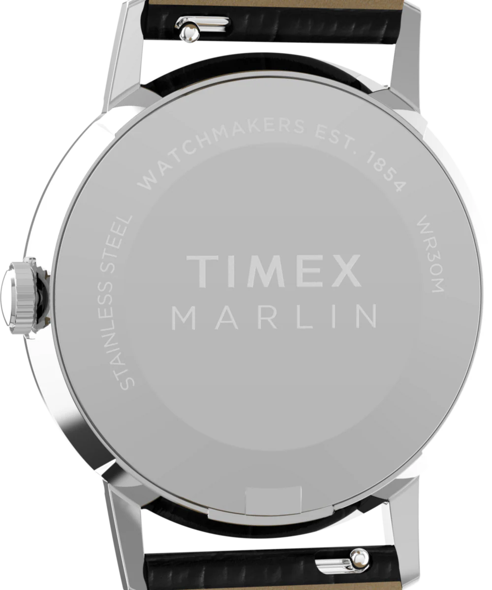 Marlin® Quartz 34mm Leather Strap Watch - Image 5