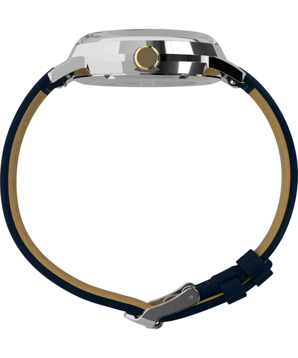 Marlin® Quartz GMT 40mm Leather Strap Watch - Image 2