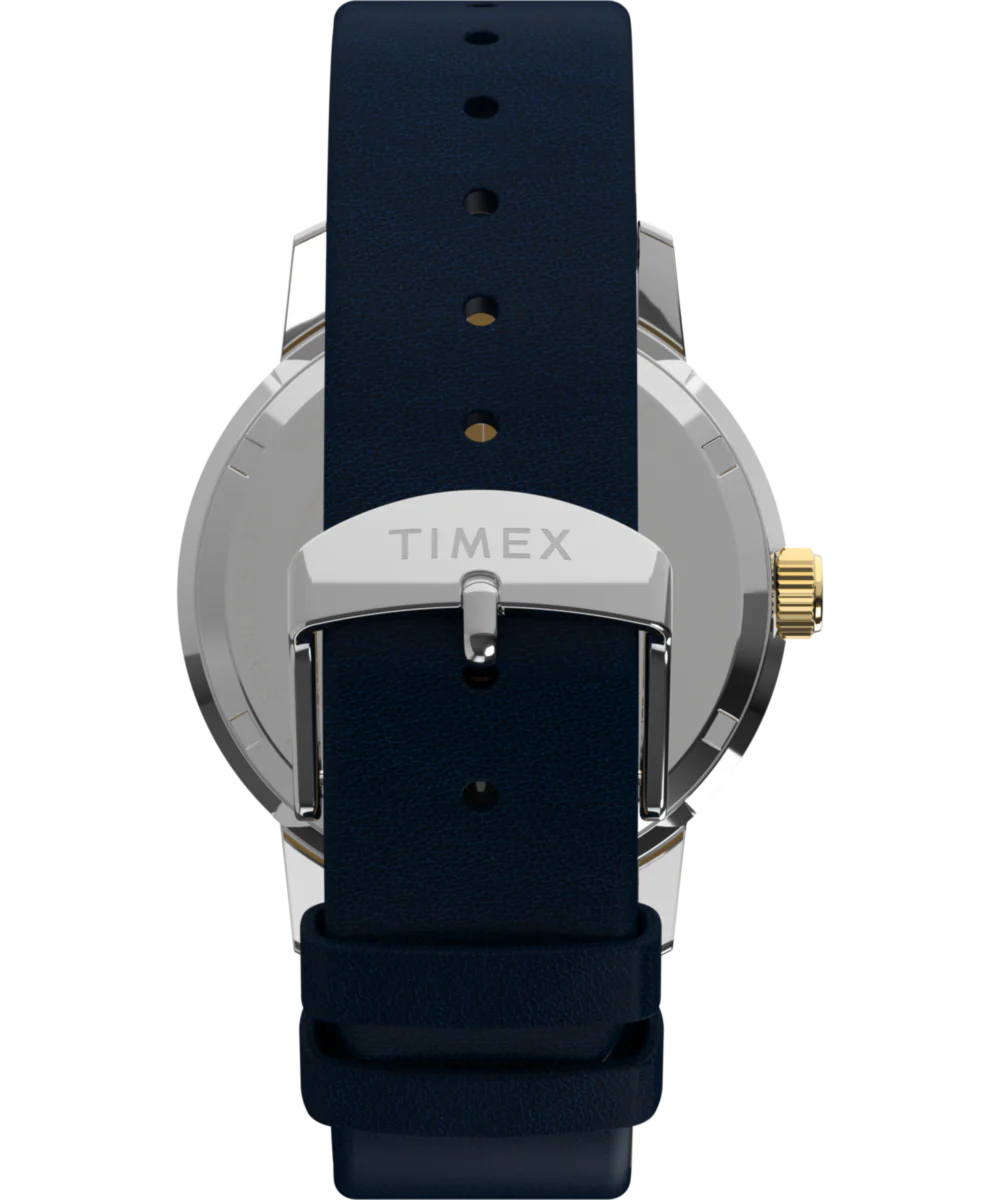 Marlin® Quartz GMT 40mm Leather Strap Watch - Image 3