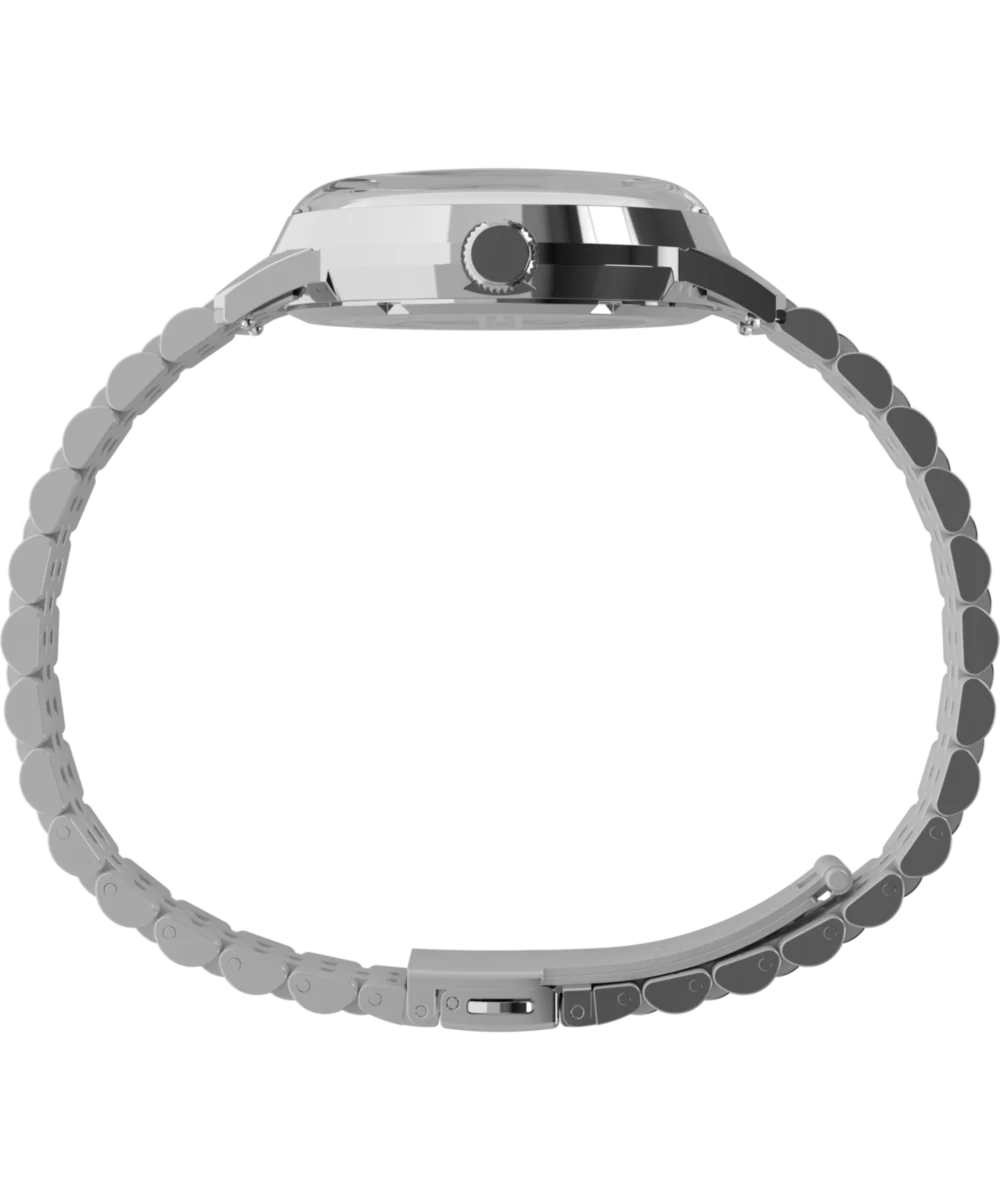 Marlin® Quartz GMT 40mm Stainless Steel Bracelet Watch - Image 2