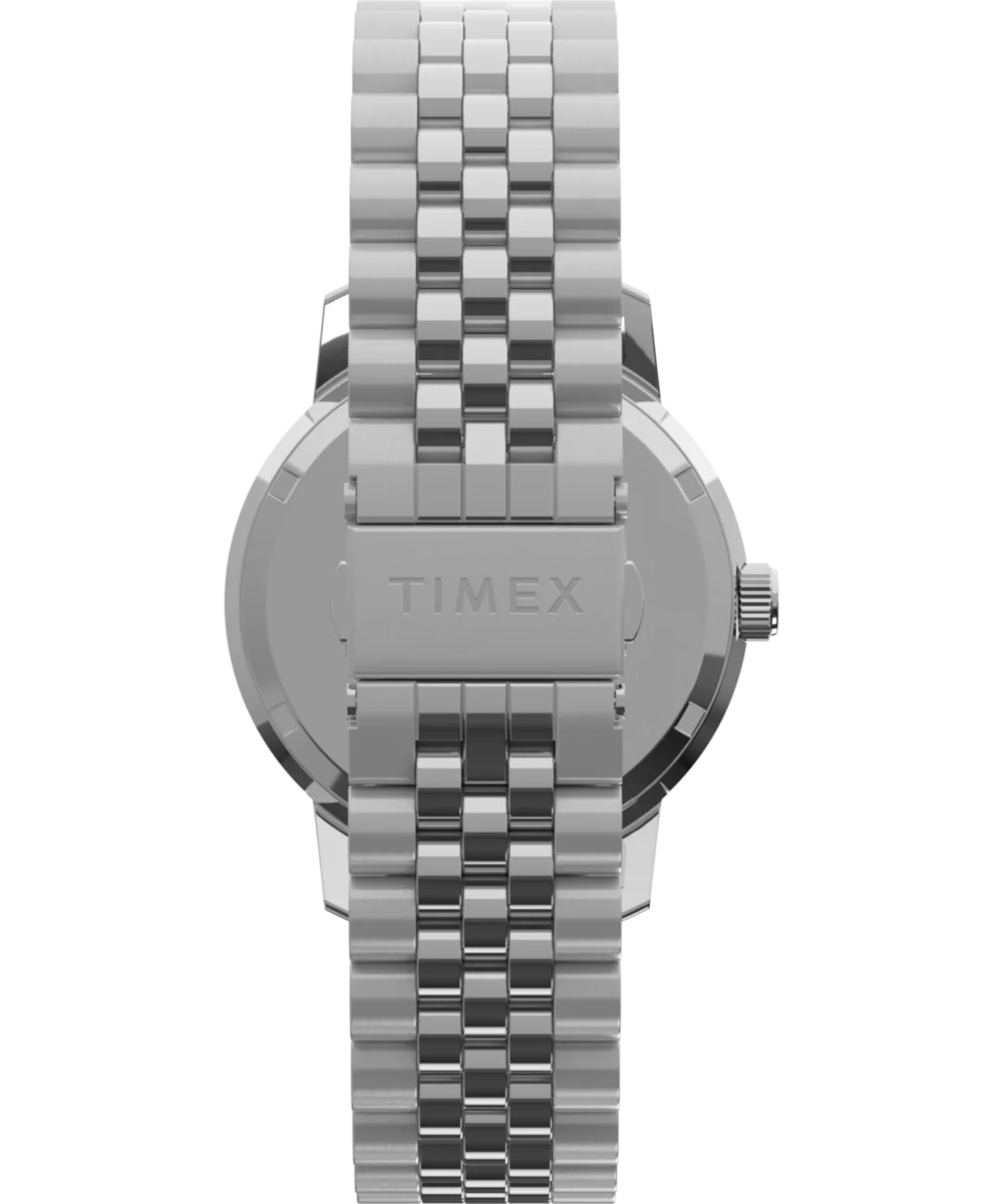 Marlin® Quartz GMT 40mm Stainless Steel Bracelet Watch - Image 3