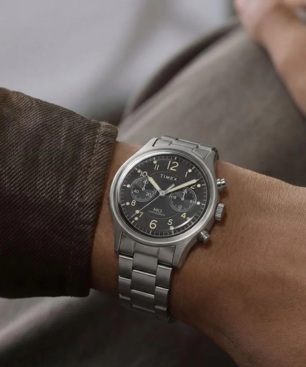 MK1 Chronograph 40mm Stainless Steel Bracelet Watch - Image 2