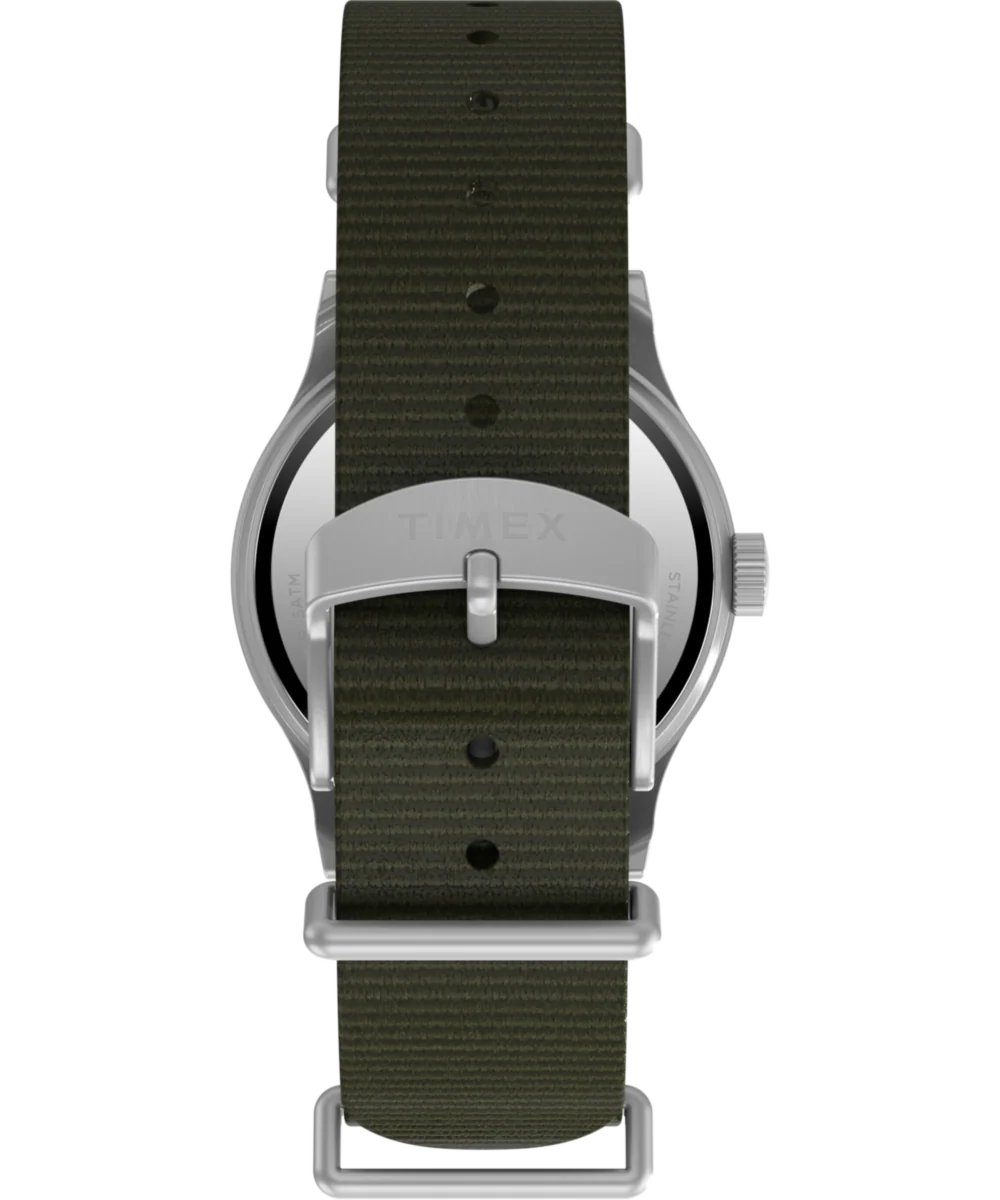 MK1® Hand-Wound 36mm Fabric Strap Watch - Image 5
