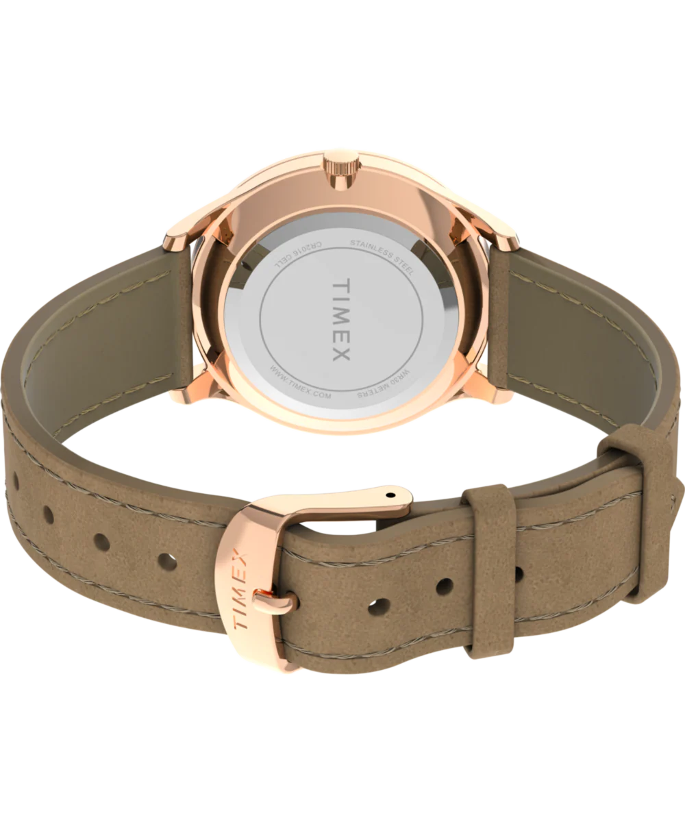 Modern Easy Reader® 32mm Leather Strap Watch - Image 5