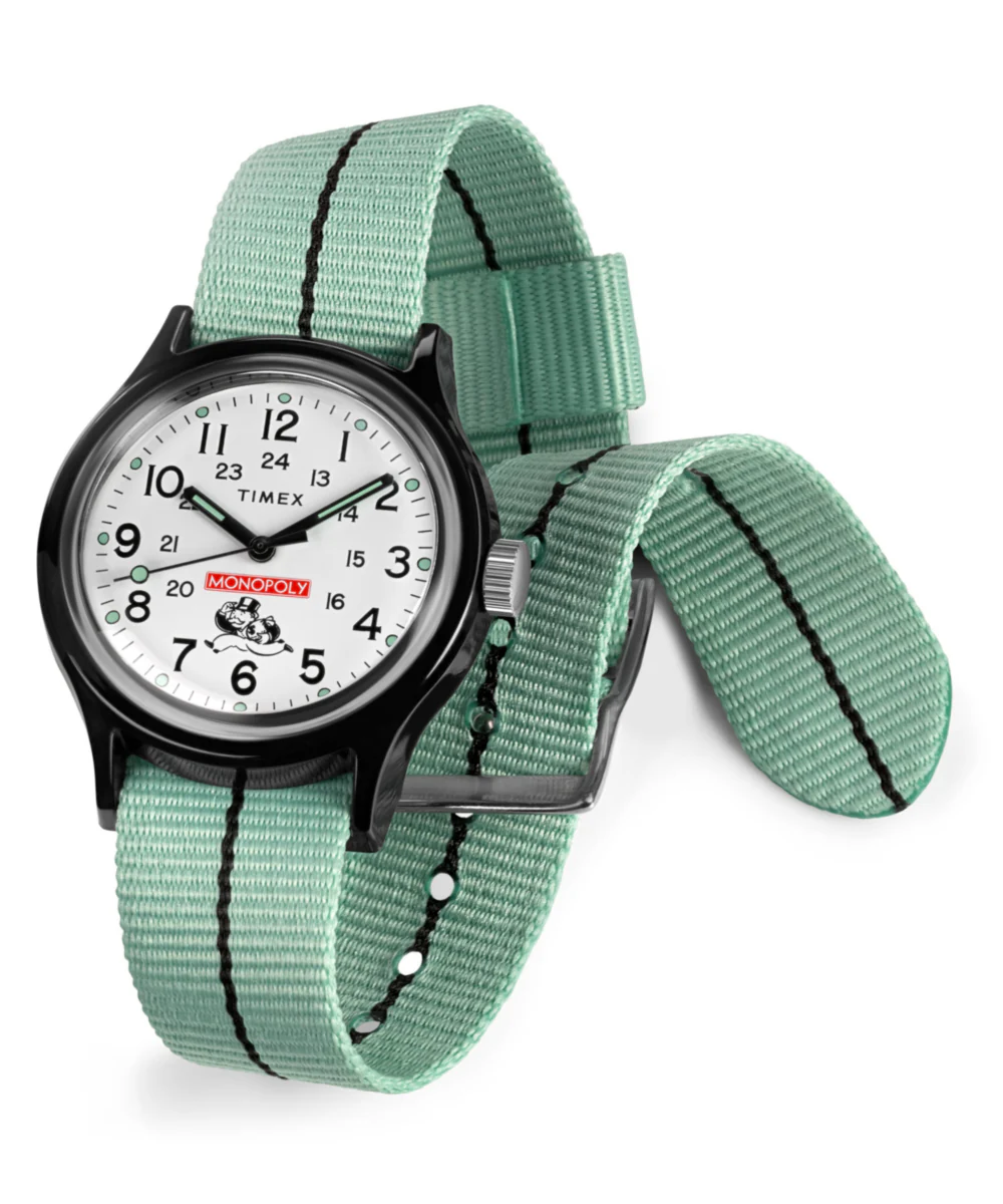Monopoly x Timex MK1 36mm Fabric Strap Watch - Image 6