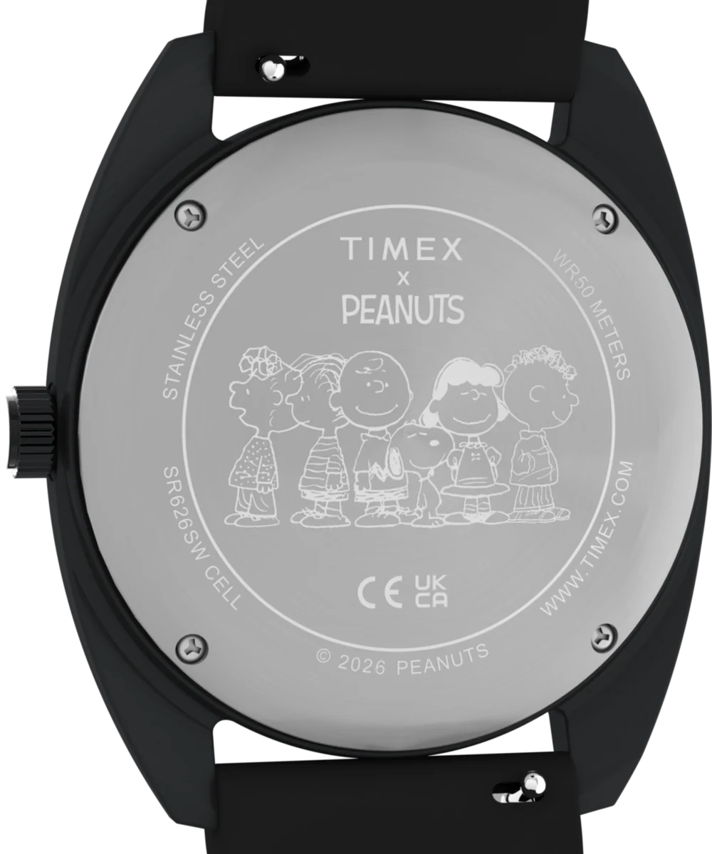 Peanuts® x Timex 1979 Reissue Inspired 37mm Silicone Strap Watch - Image 5
