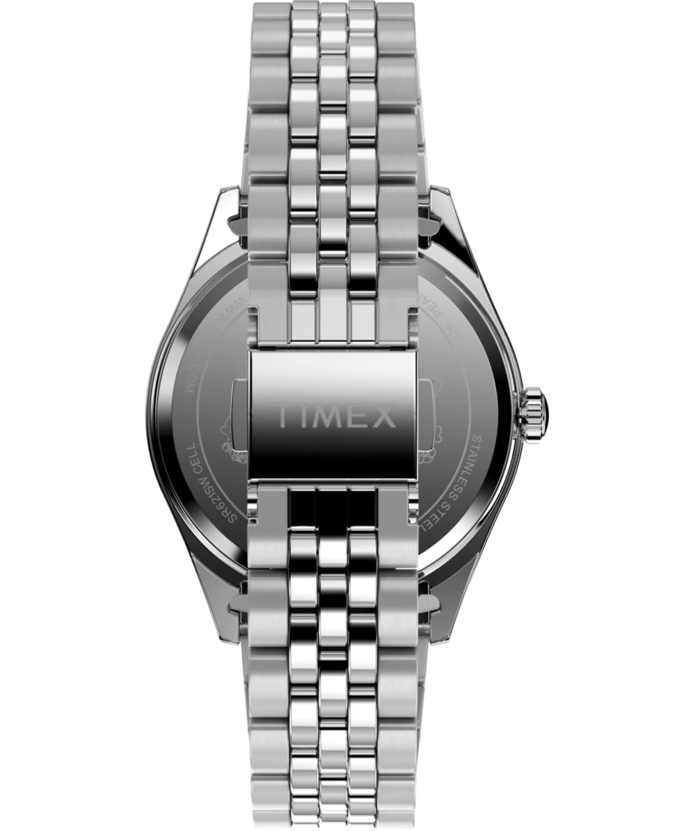 Peanuts® x Timex Legacy Snoopy with Flower Dial 36mm Stainless Steel Bracelet Watch - Image 4