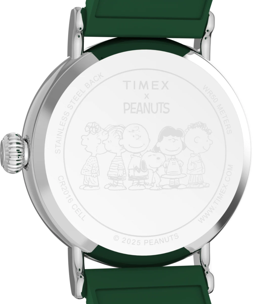 Peanuts® x Timex Standard Golf 40mm Synthetic Rubber Strap Watch - Image 4