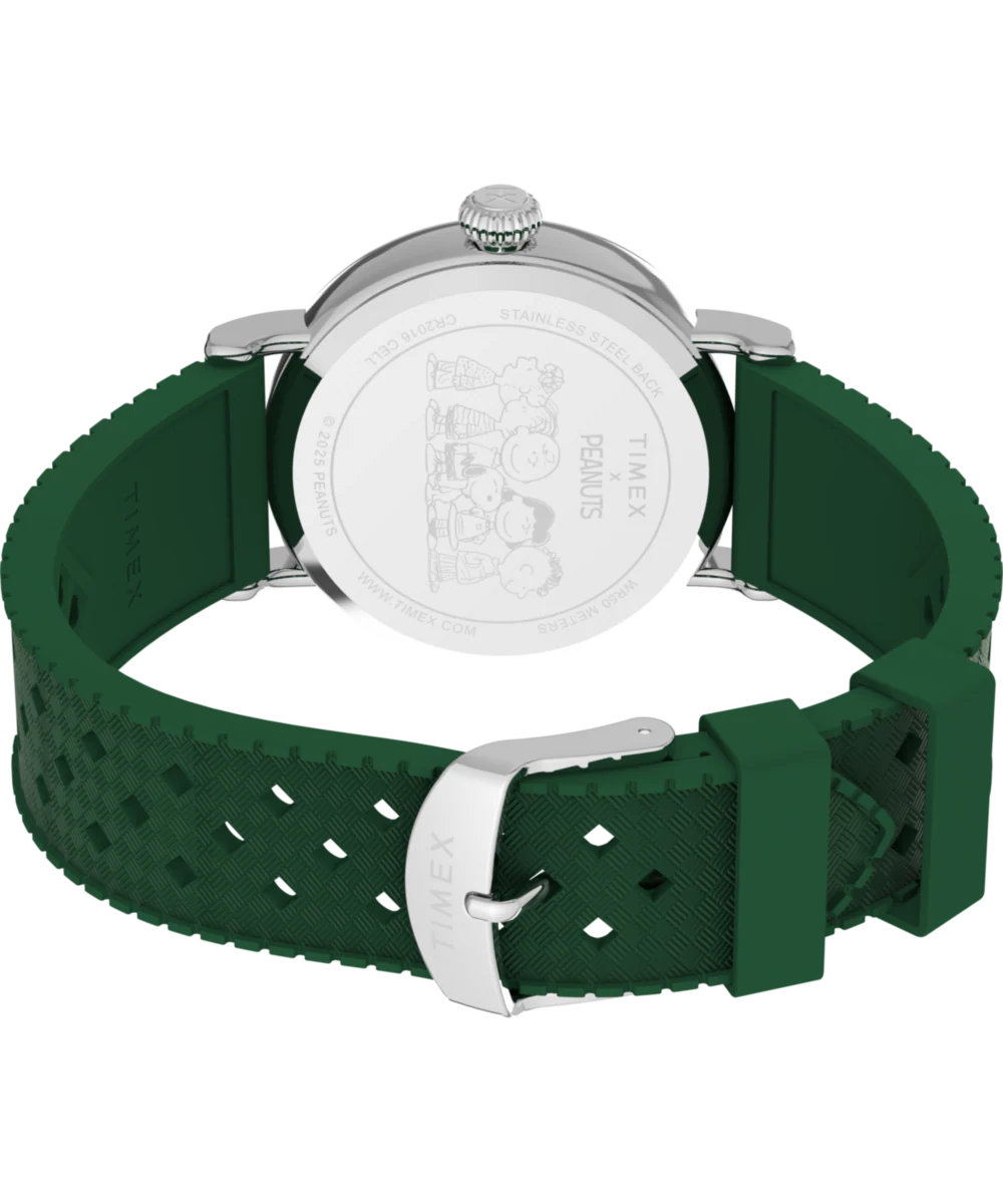 Peanuts® x Timex Standard Golf 40mm Synthetic Rubber Strap Watch - Image 5