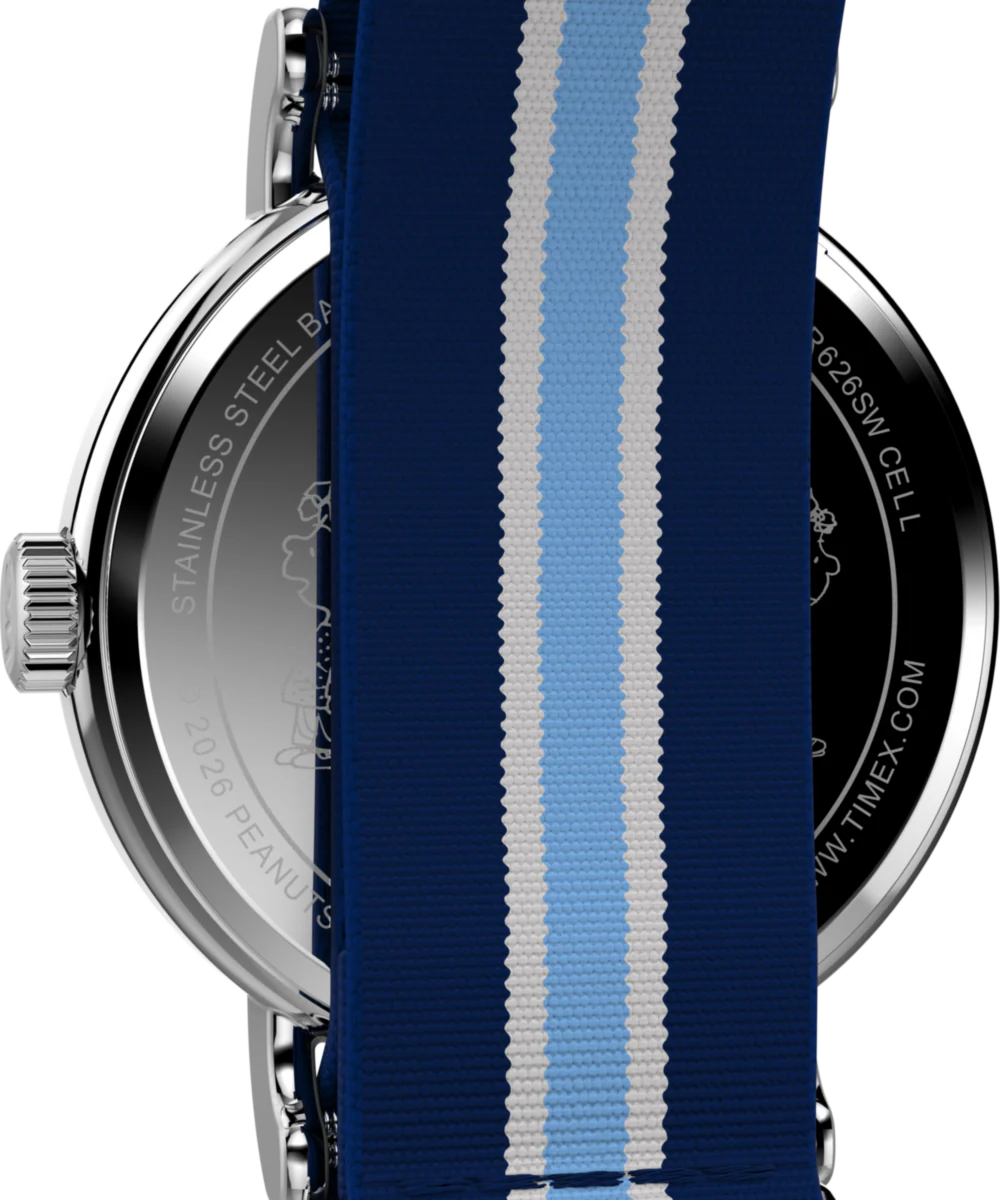 Peanuts® x Timex Weekender Pickleball 37mm Fabric Strap Watch - Image 5