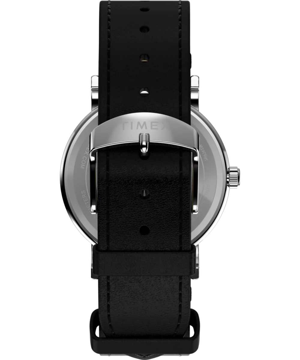 Peanuts® x Timex Weekender Snoopy Dancing 38mm Leather Strap Watch - Image 3