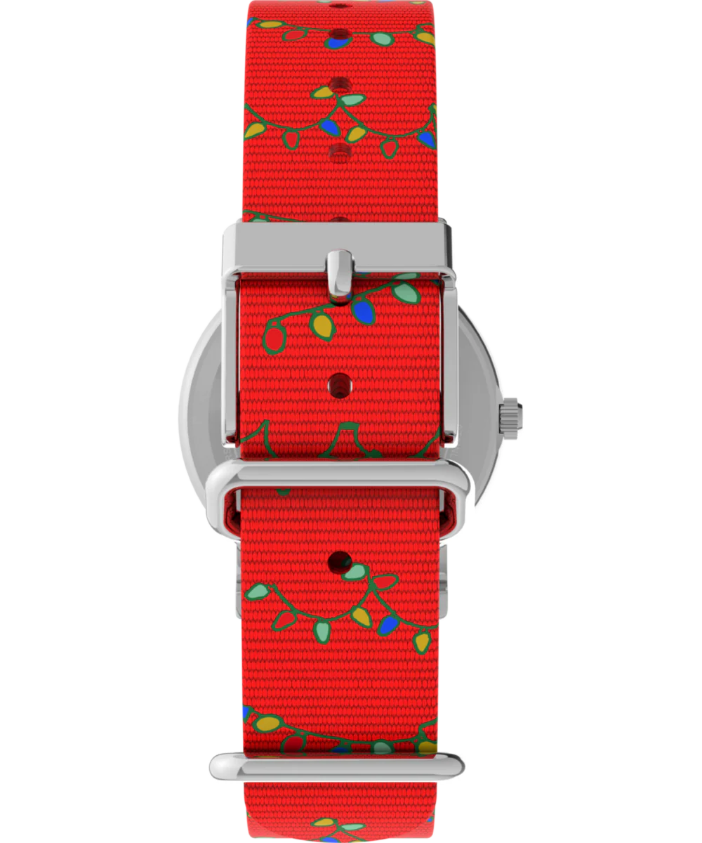 Peanuts® x Timex Weekender Snoopy Santa Hat 31mm Fabric Strap Watch - Image 3