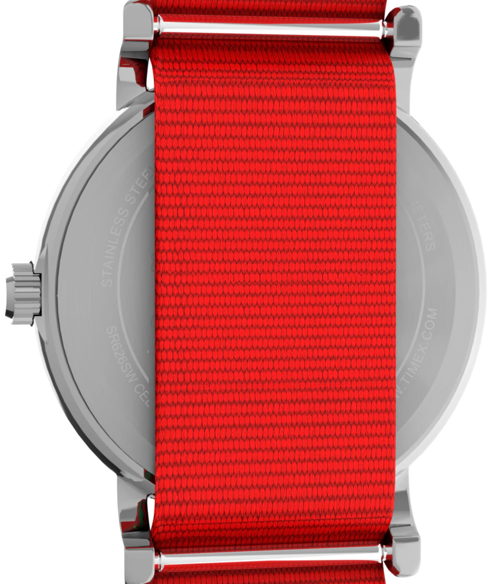 Peanuts® x Timex Weekender Snoopy Santa Hat 31mm Fabric Strap Watch - Image 4
