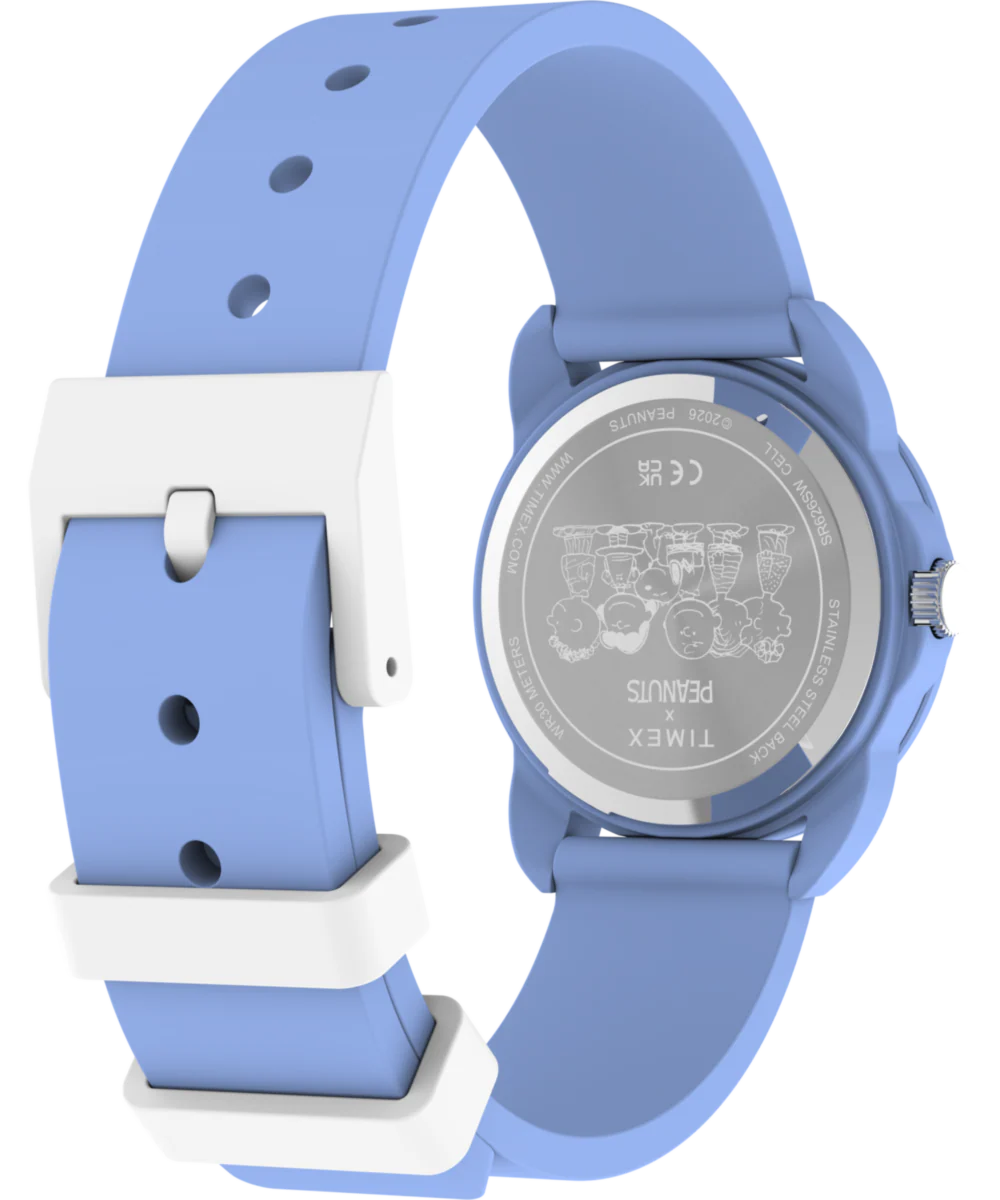 Peanuts® x Timex Youth Spring 30mm Silicone Strap Watch - Image 5