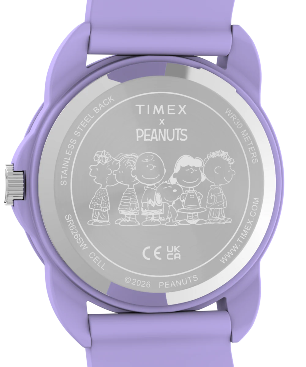 Peanuts® x Timex Youth Spring 30mm Silicone Strap Watch - Image 4