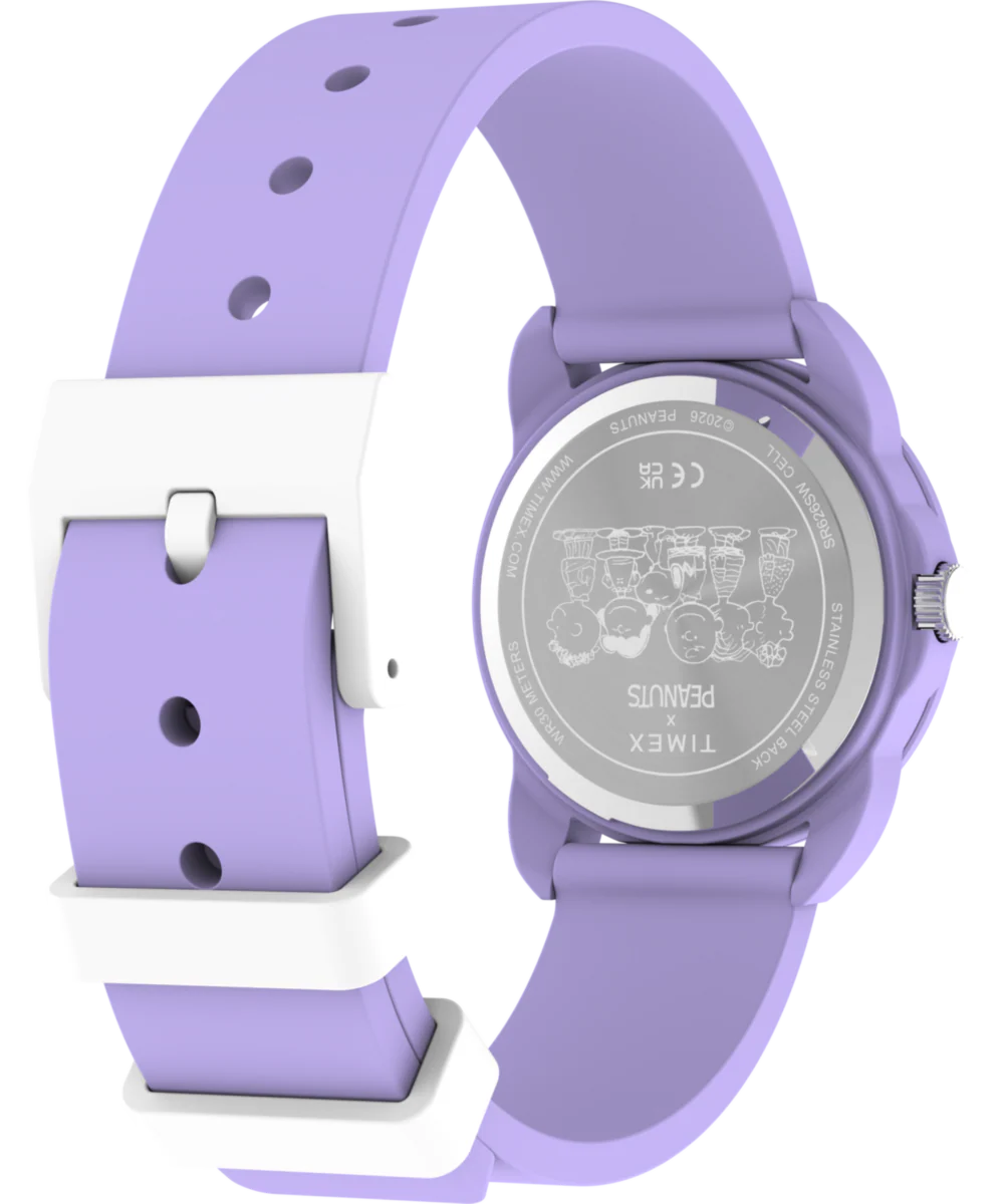 Peanuts® x Timex Youth Spring 30mm Silicone Strap Watch - Image 5