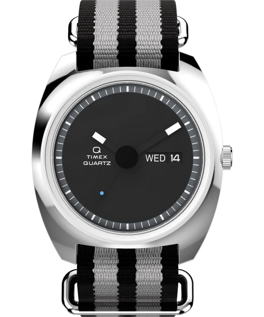 Q Timex® 1975 Enigma 37mm Fabric Strap Watch