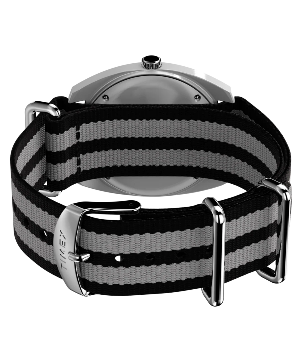 Q Timex® 1975 Enigma 37mm Fabric Strap Watch - Image 5