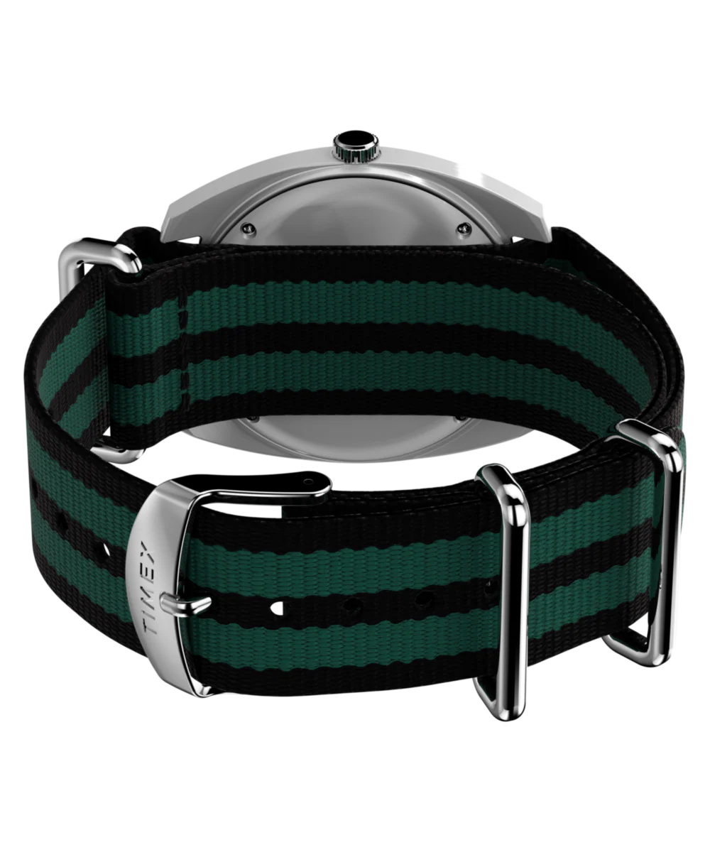 Q Timex® 1975 Enigma 37mm Fabric Strap Watch - Image 5