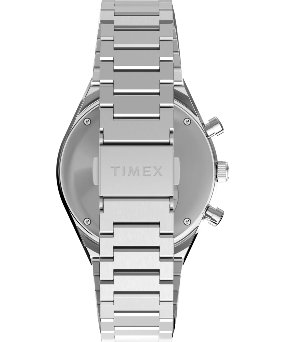 Q Timex® Chronograph 40mm Stainless Steel Bracelet Watch - Image 5