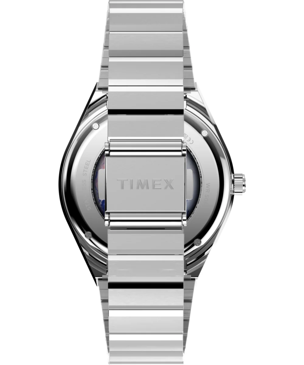 Q Timex NASA 40mm Stainless Steel Bracelet Watch - Image 4