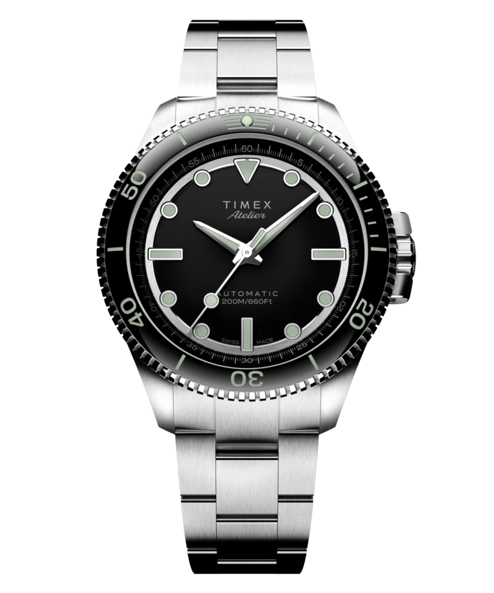 Timex Atelier Marine M1a 41mm Swiss Made Automatic Stainless Steel Bracelet