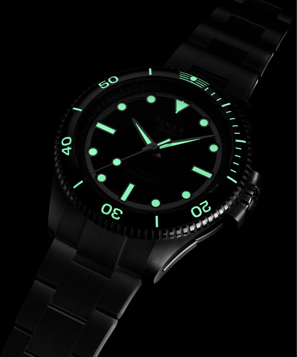 Timex Atelier Marine M1a 41mm Swiss Made Automatic Stainless Steel Bracelet - Image 5