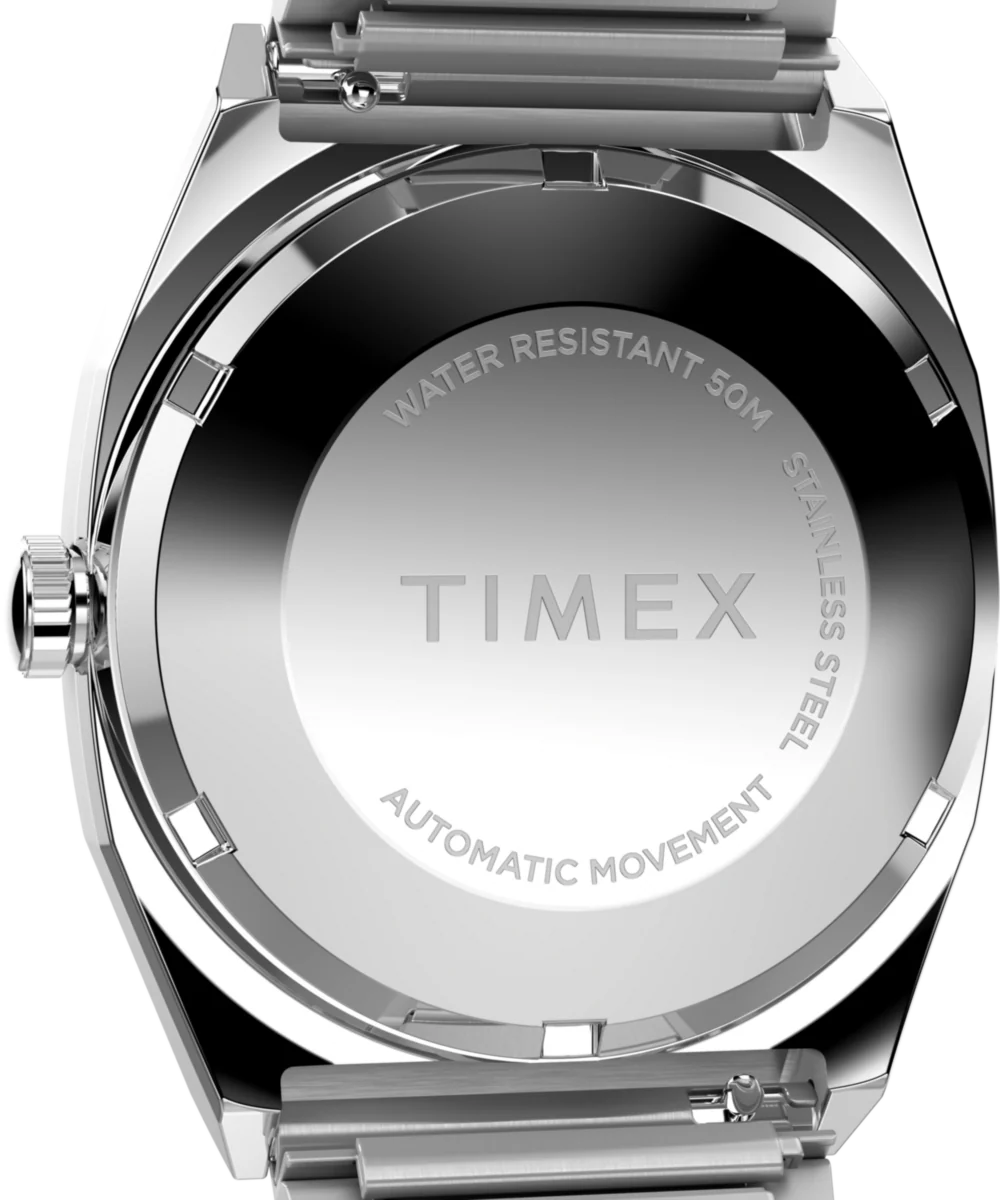 Timex® Automatic 1983 E Line 34mm Stainless Steel Expansion Band Watch - Image 5