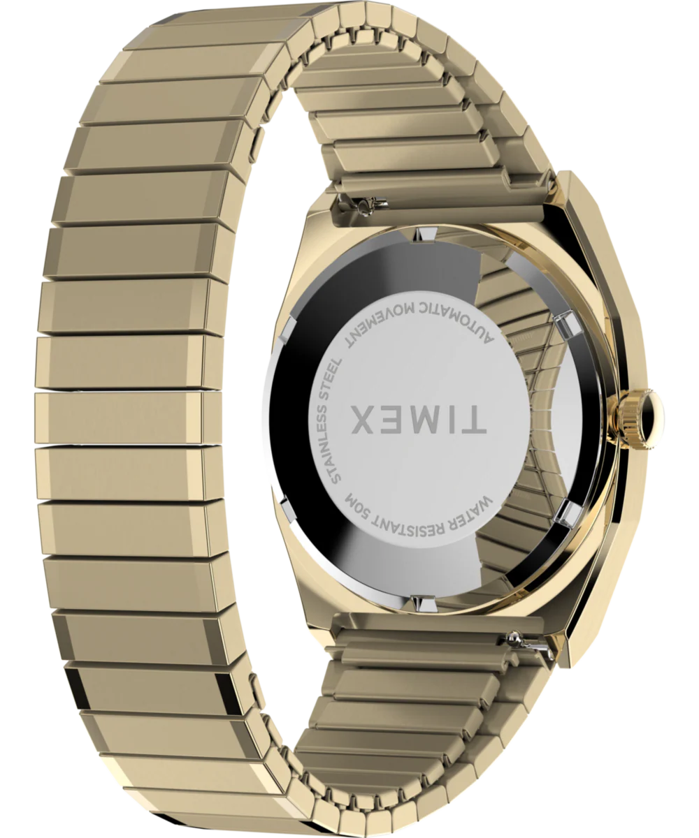 Timex® Automatic 1983 E Line 34mm Stainless Steel Expansion Band Watch - Image 6