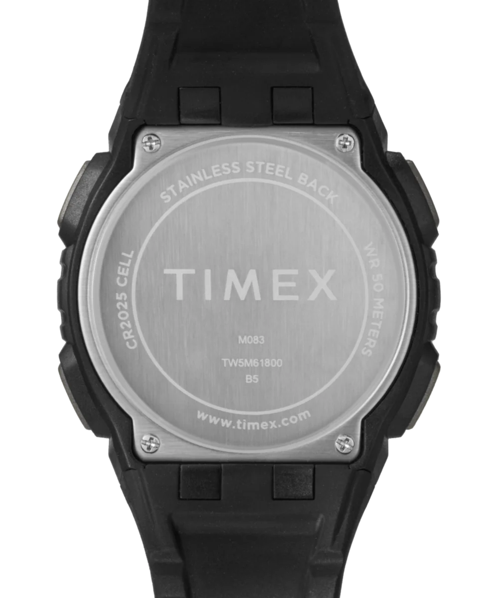 Timex Digital 43mm Resin Strap Watch - Image 4