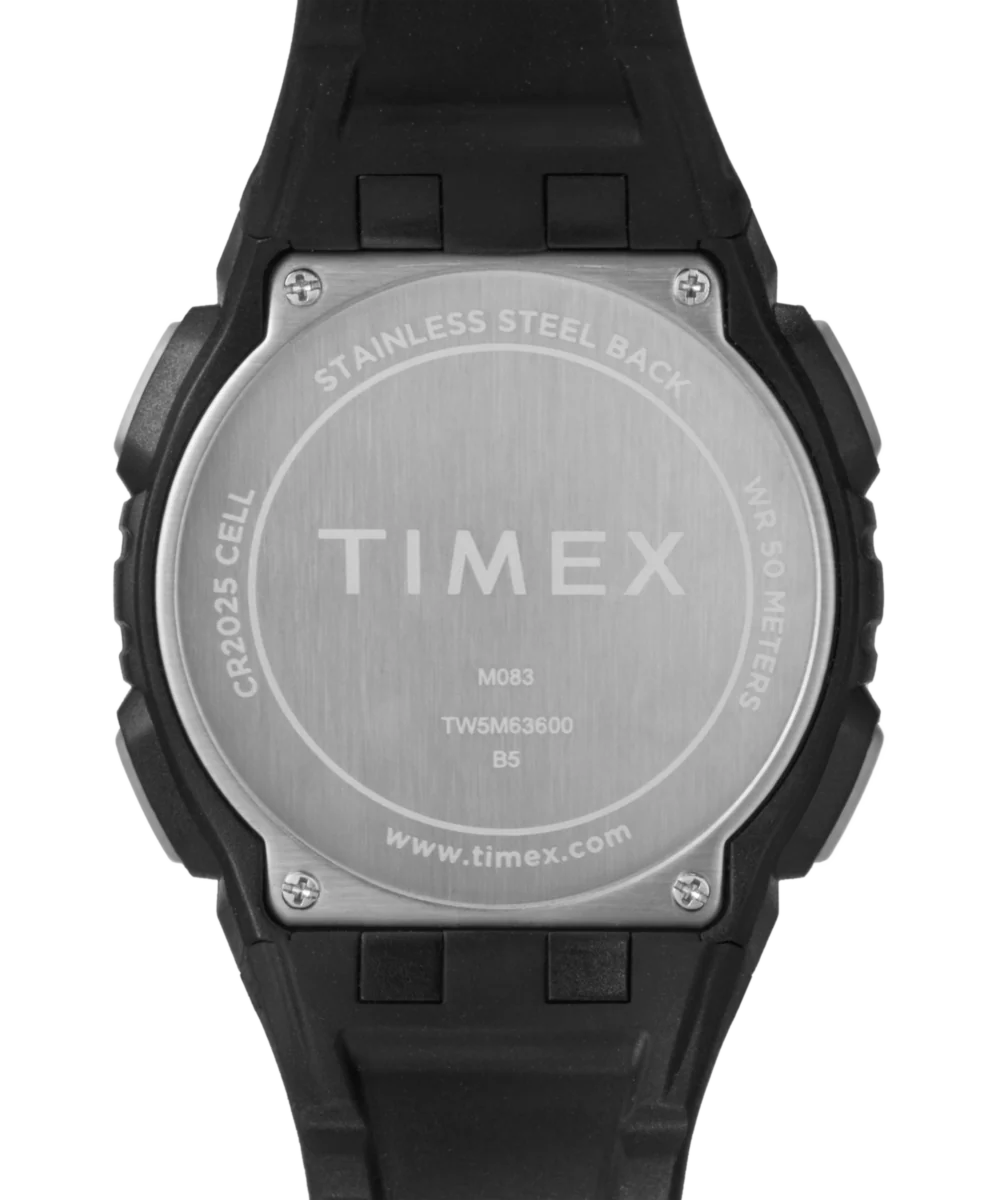 Timex Digital 43mm Resin Strap Watch - Image 4