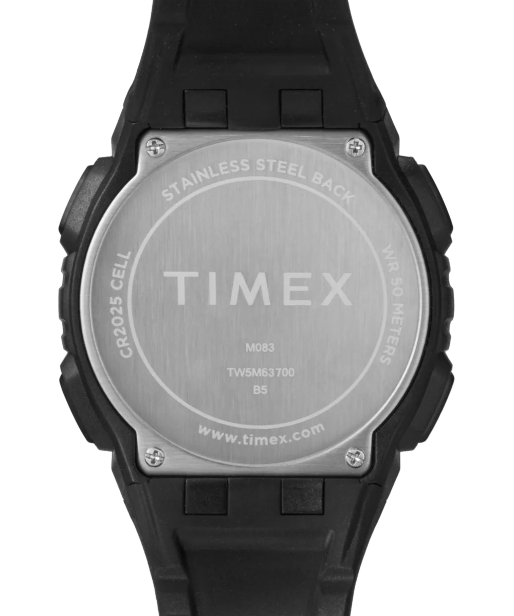 Timex Digital 43mm Resin Strap Watch - Image 4
