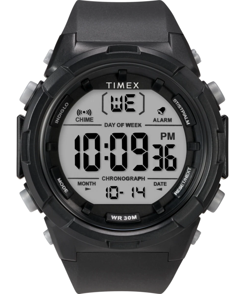 Timex Digital 50mm Resin Strap Watch