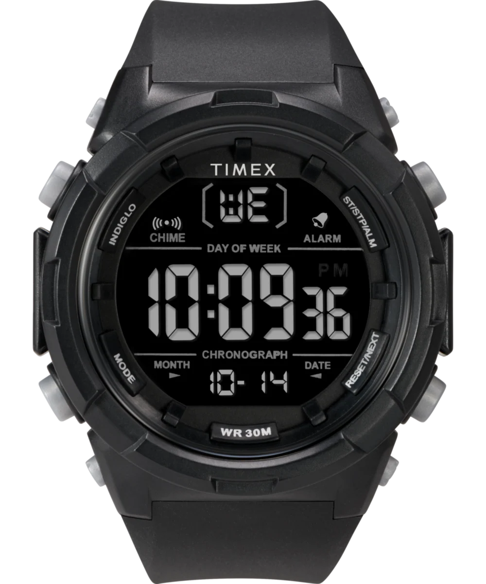 Timex Digital 50mm Resin Strap Watch