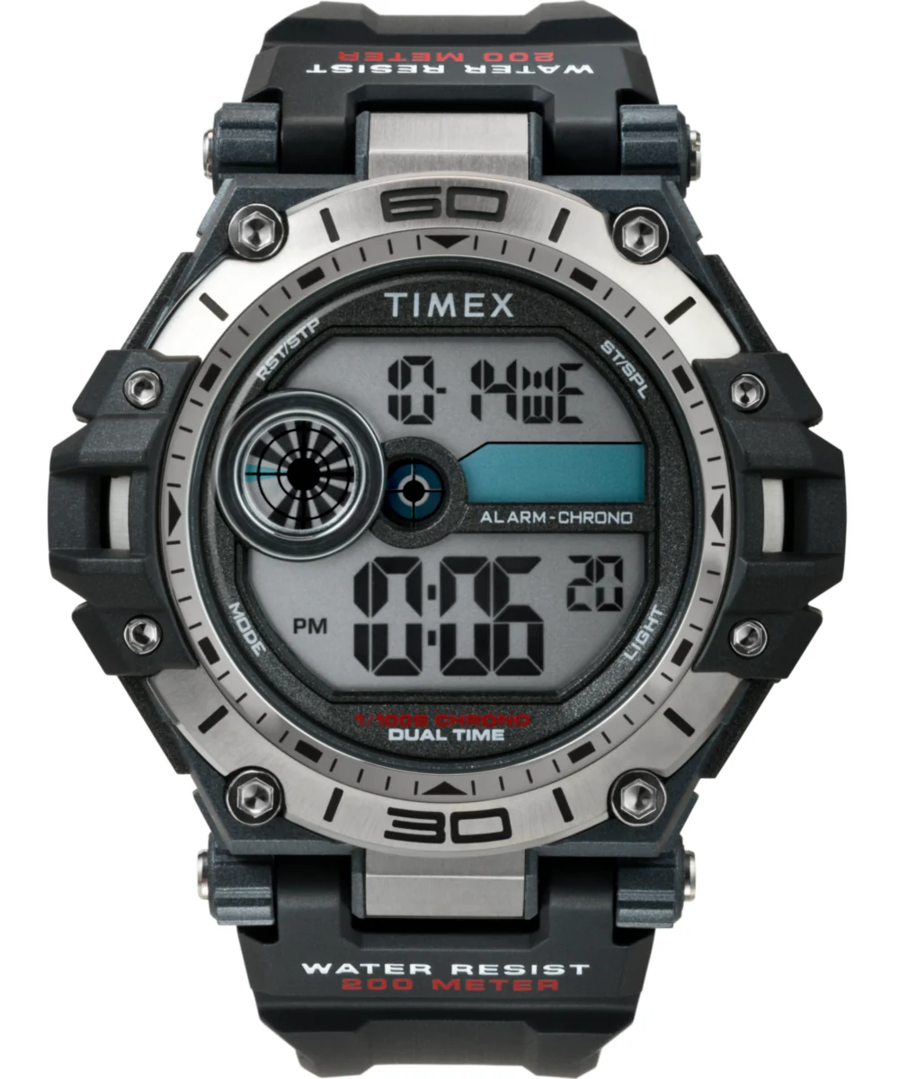 Timex Digital 53mm Resin Strap Watch