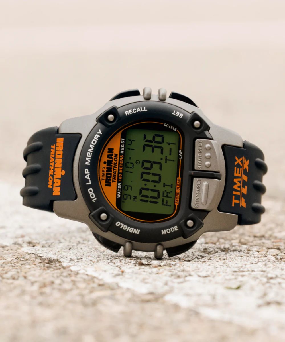 TIMEX® IRONMAN® Flix 100 Lap 42mm PU Strap Watch - Image 10