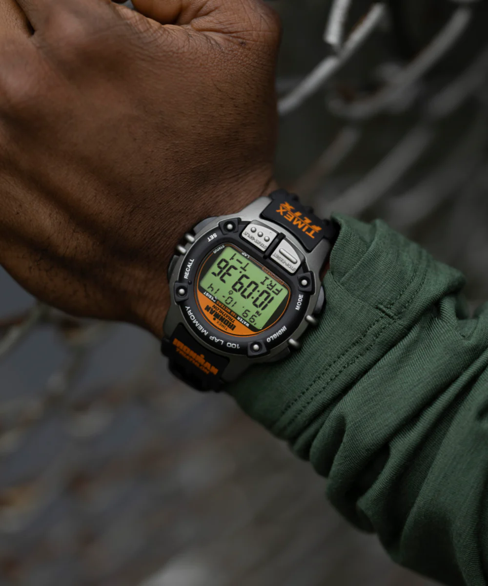 TIMEX® IRONMAN® Flix 100 Lap 42mm PU Strap Watch - Image 4