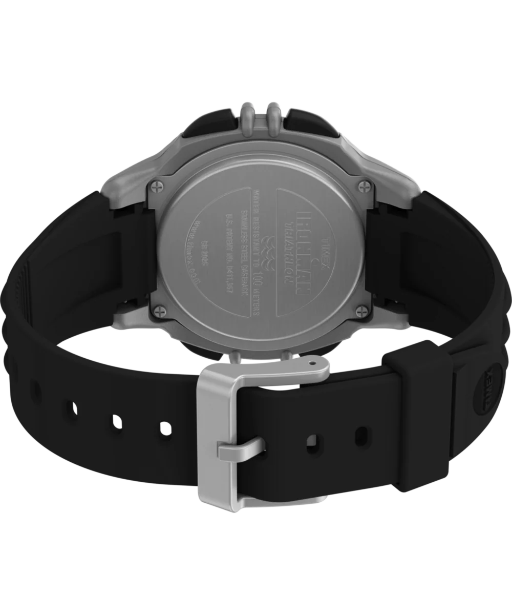 TIMEX® IRONMAN® Flix 100 Lap 42mm PU Strap Watch - Image 8