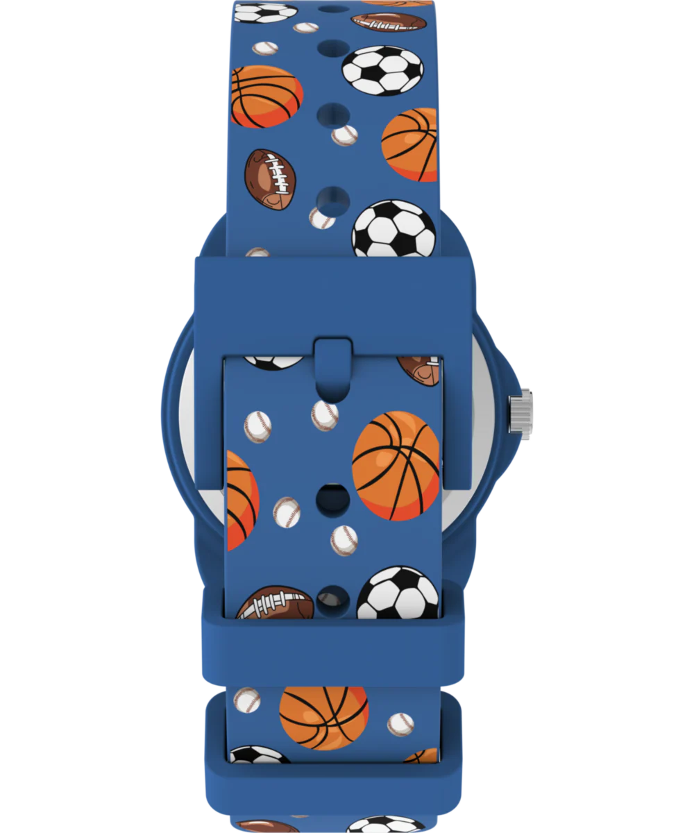 Timex Kids Time Teacher 30mm Silicone Strap Watch - Image 3
