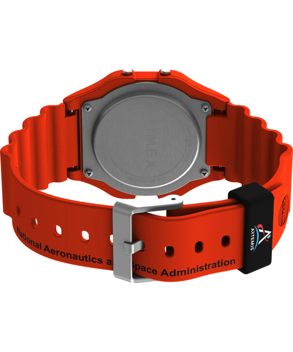 Timex Main Street NASA Artemis Digital 36mm Resin Strap Watch - Image 6