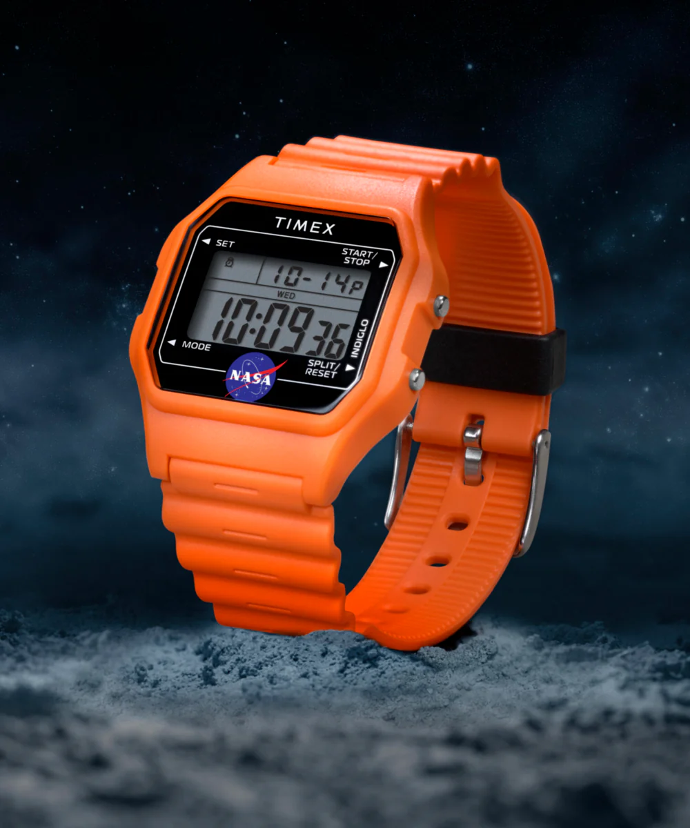 Timex Main Street NASA Artemis Digital 36mm Resin Strap Watch - Image 8