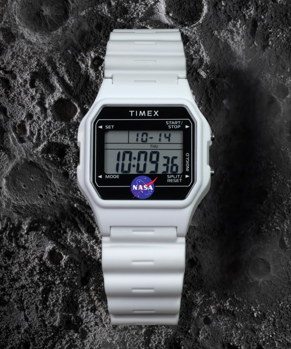 Timex Main Street NASA Artemis Digital 36mm Resin Strap Watch - Image 6