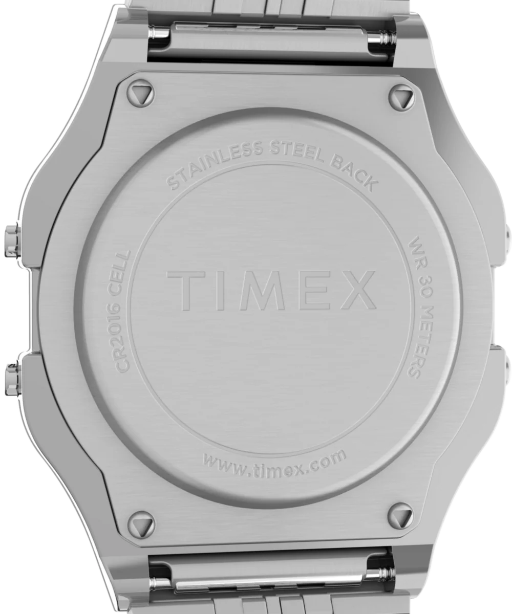 Timex T80 34mm Stainless Steel Bracelet Watch - Image 4