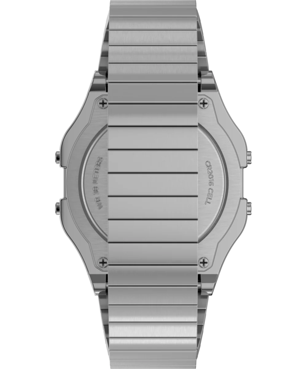 Timex T80 34mm Stainless Steel Expansion Band Watch - Image 3