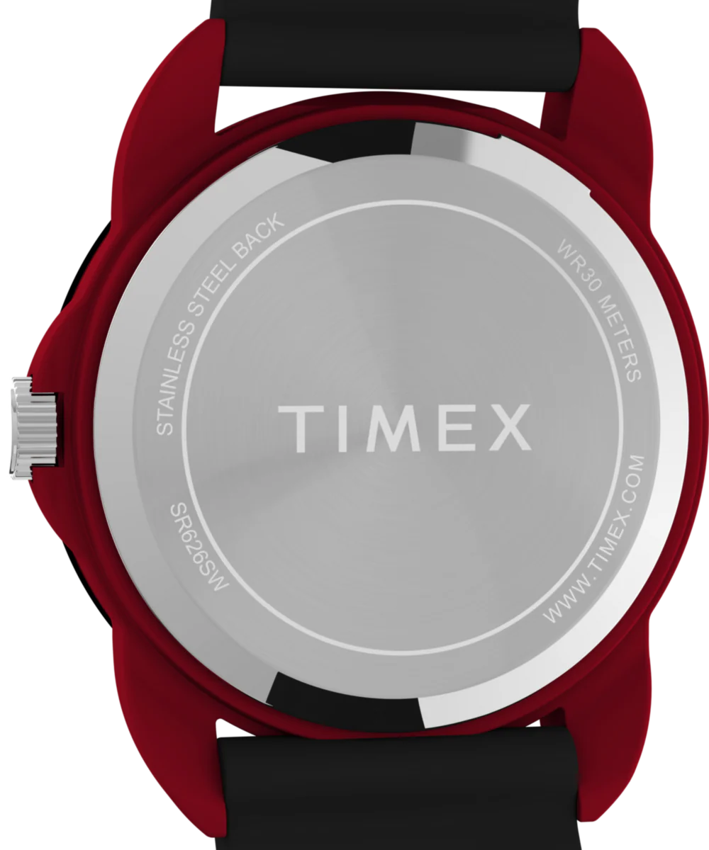 TIMEX TIME MACHINES® 30mm Silicone Strap Watch - Image 4