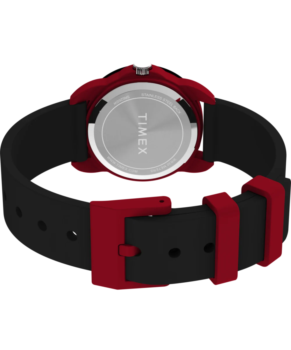 TIMEX TIME MACHINES® 30mm Silicone Strap Watch - Image 5